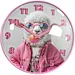 plastic wall clock with Done Glass Cover